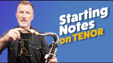 Beginner Saxophone Quickstart 2   Tonguing for TENOR SAX