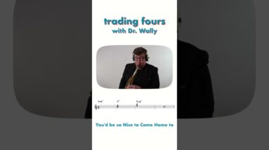 Let's trade some 4s - Jazz Improv lesson #jazz #saxophone #music