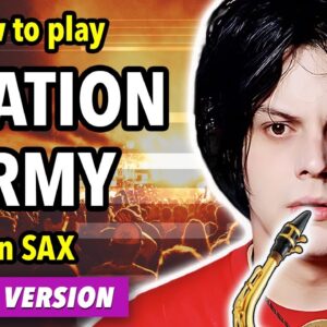 How to play Seven Nation Army on Saxophone | Saxplained