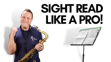 How to SIGHT READ SAX Music Like A Machine