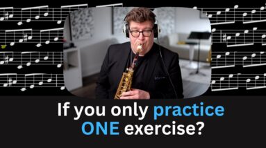 The BEST minor scale exercise on sax? | Diatonic Sevenths!