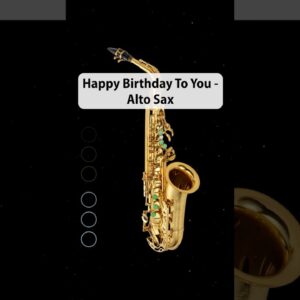 🎶 saxy birthday to you 🎶 #altosax #tutorial