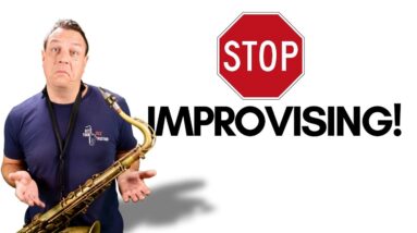 ⚠️STOP IMPROVISING⚠️ (If You Wanna Play BETTER Sax Solos)