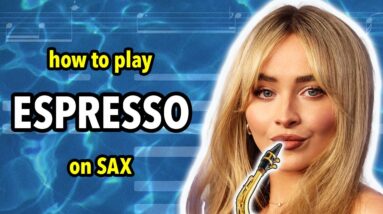 How to play Espresso on Saxophone | Saxplained