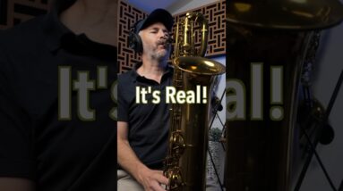 It Finally Exists! Playing the BetterSax Classic Bari Prototype