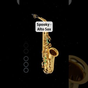 it’s spooky season 👻 #altosax #tutorial