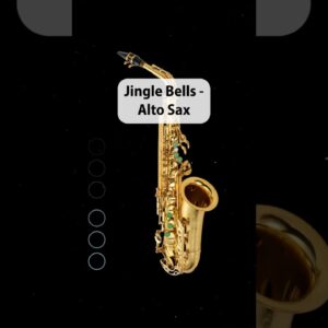 Jingle all the way 🔔 #altosax #tutorial