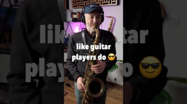 Sax Player Uses Guitar Pedals for the First Time 🤯