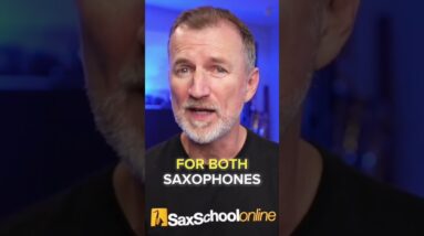 #Short Learn Easy Christmas songs on saxophone with Sax school PRO