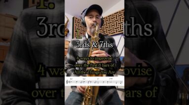 4 Ways to Improvise over ATTYA - with Transcription!
