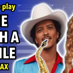 How to play Die With A Smile on Saxophone | Saxplained